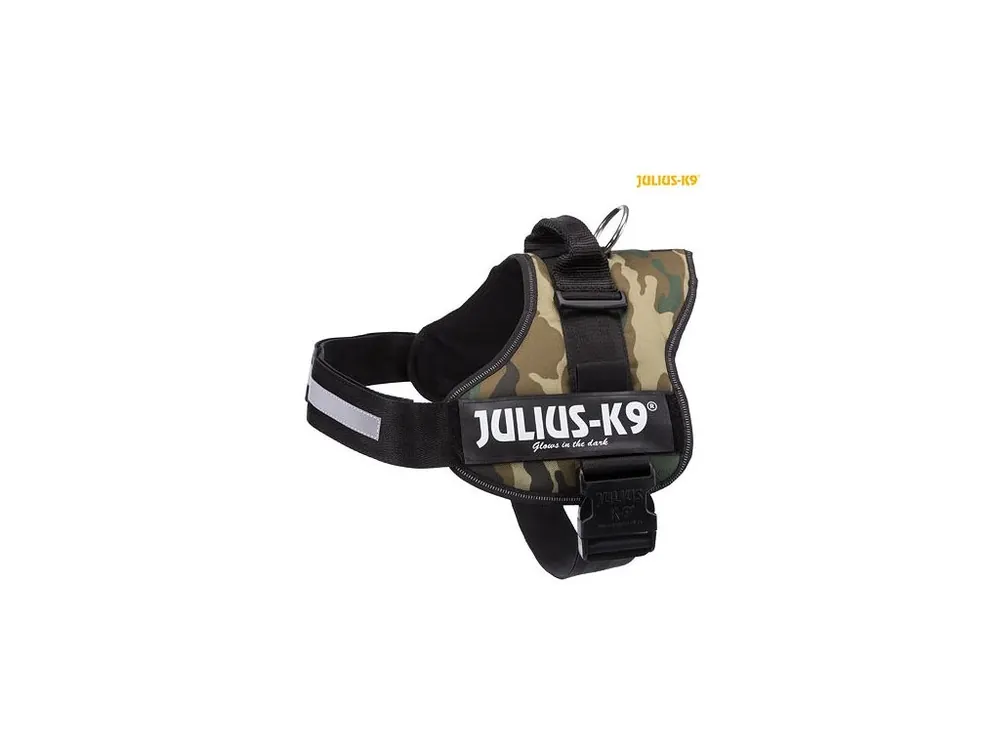 Horká Nabídka Julius-K9 silový postroj 3/XL 82-118 cm, - maskáčová