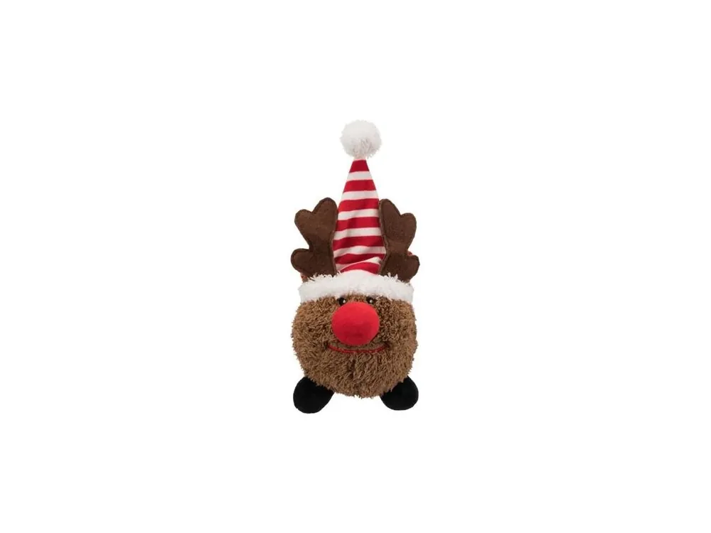 Vánoční plyšový míček Santa Claus/Sob/Sněhulák 18–29 cm Nejlepší Volba