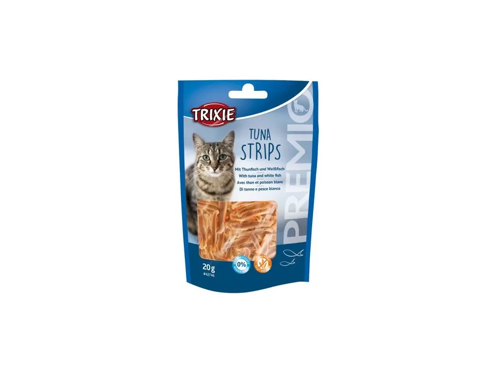 PREMIO Tuna Strips - pásky s tuňákem, 20g Koupit Online