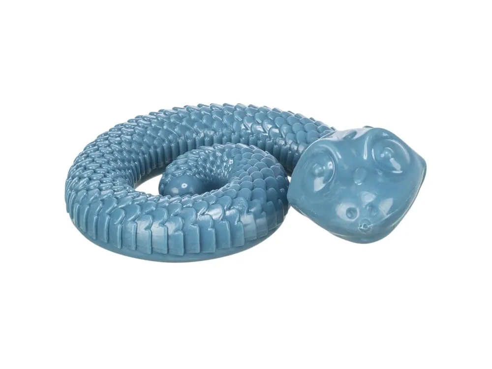Snack Snake, had na pamlsky, TPR, 18 cm, petrolejová Vysoce Kvalitní