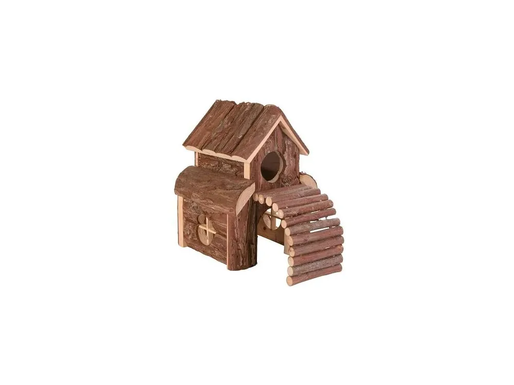 Natural Living dřevěný domek dvoupatrový FINN 13 x 20 x 20 cm Přímo Od Výrobce