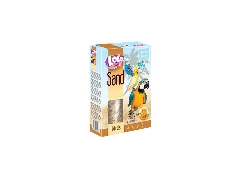 Objednat Nyní LOLOpets pomerančový písek pro ptáky 1500 g
