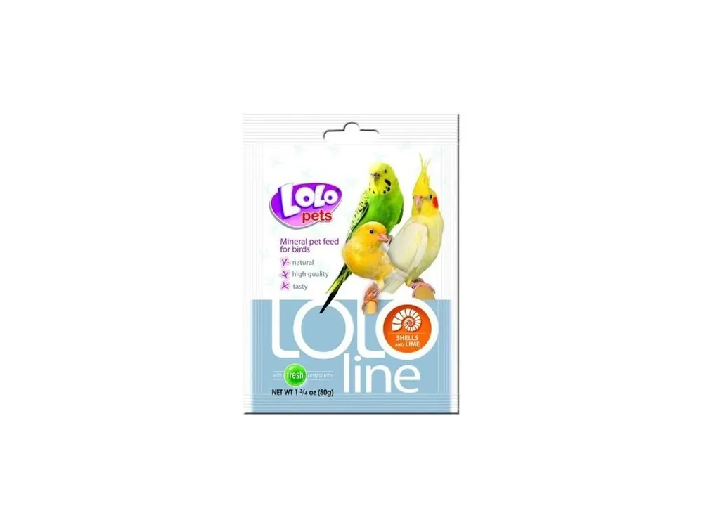 LOLOLINE mušle a vápník pro ptáky 50 g Horká Nabídka