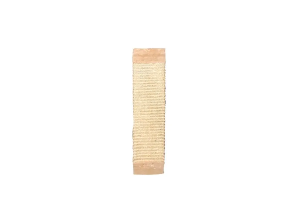Nejlepší Volba Škrábadlo nástěnné s plyšovým zakončením, 15 x 62 cm, sisal/plyš, béžová