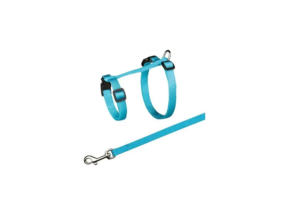 Zlevněný Postroj nylon. pro kočku s vodítkem XL, 34-57 cm/13mm, 1,20m