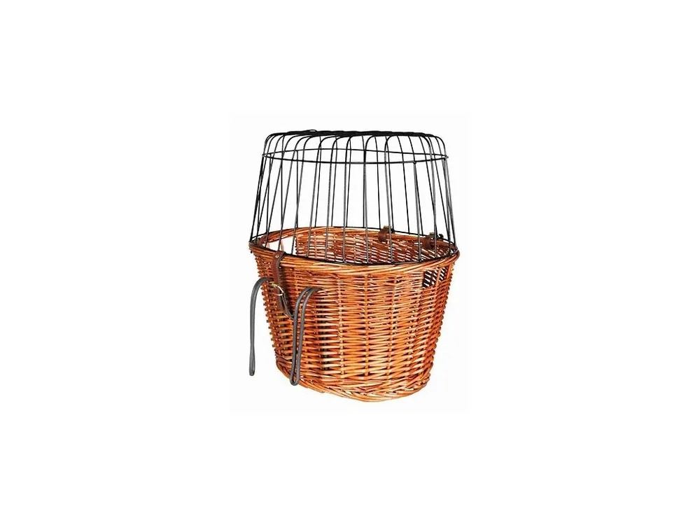 Přepravní koš na kolo s drátěnou kabinou 44x48x33cm, bez polštáře (max. 5 kg) Expresní Doručení