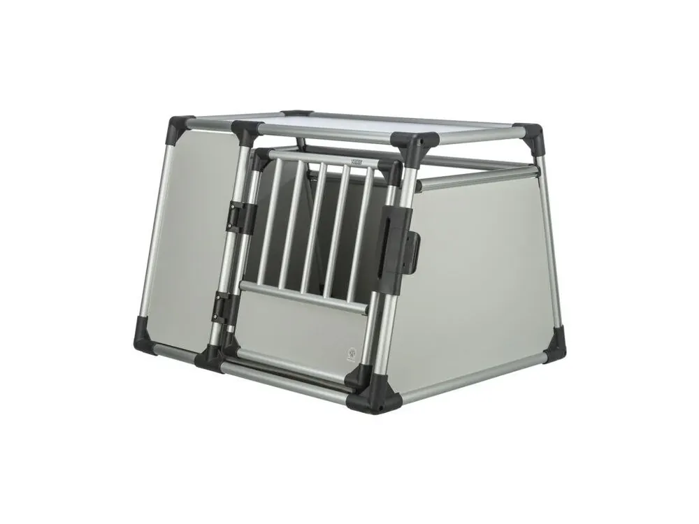 Nízká Cena Transportní klec - hliníkový rám, pevné panely 93 x 64 x 81 cm, nosnost 40 kg