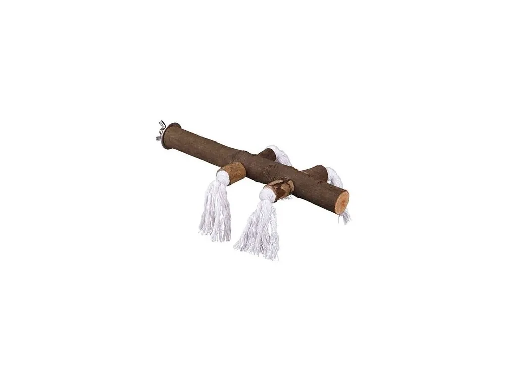 Výhodná Nabídka Dřevěné bidýlko s bavlnou velké 25cm/25mm