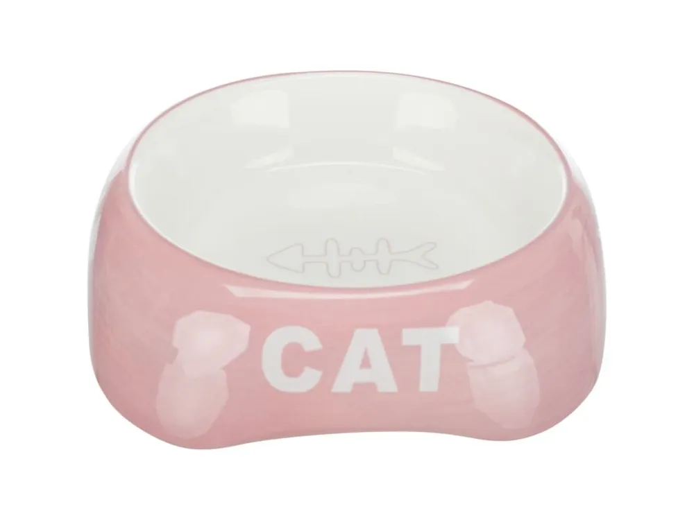 Keramická miska 200ml/13cm - CAT + rybí kostra Ihned K Objednání