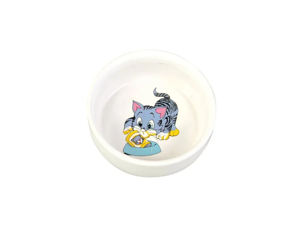 Koupit Online Keramická miska, malovaná, motiv kočka 300ml/11cm