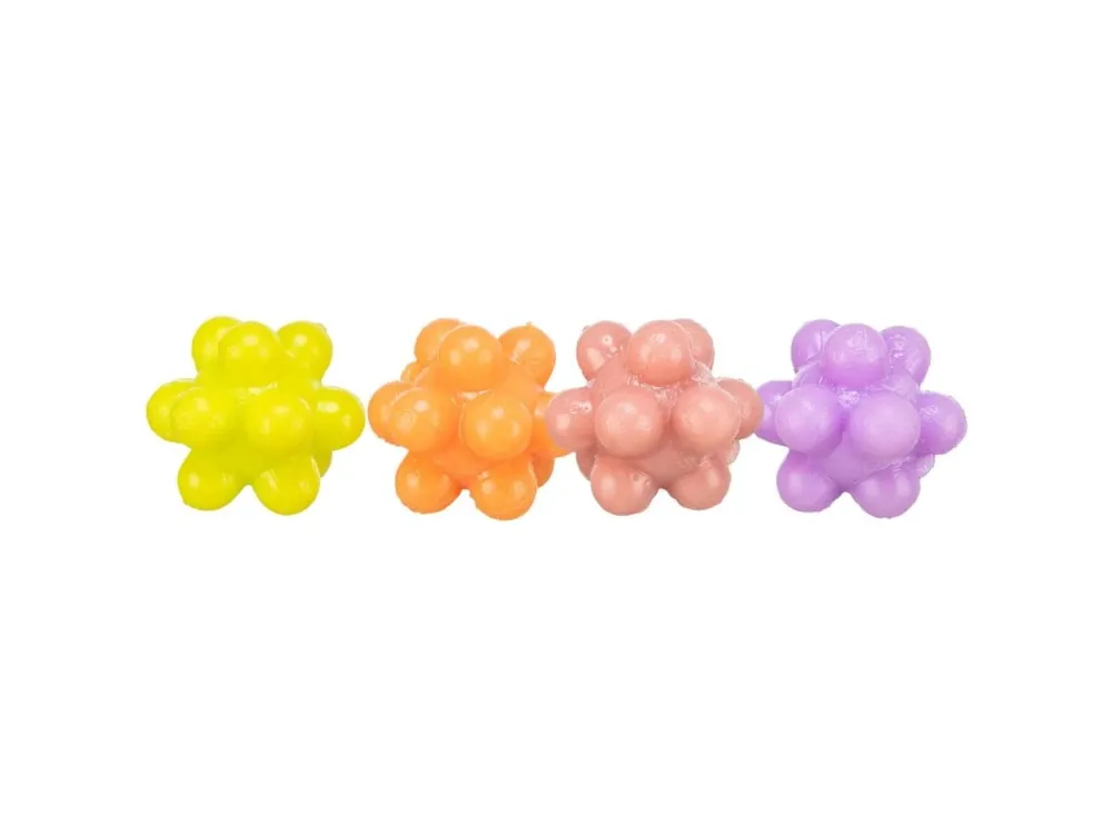 Vysoce Kvalitní Ježaté kuličky mechová guma 3,5 cm 4ks
