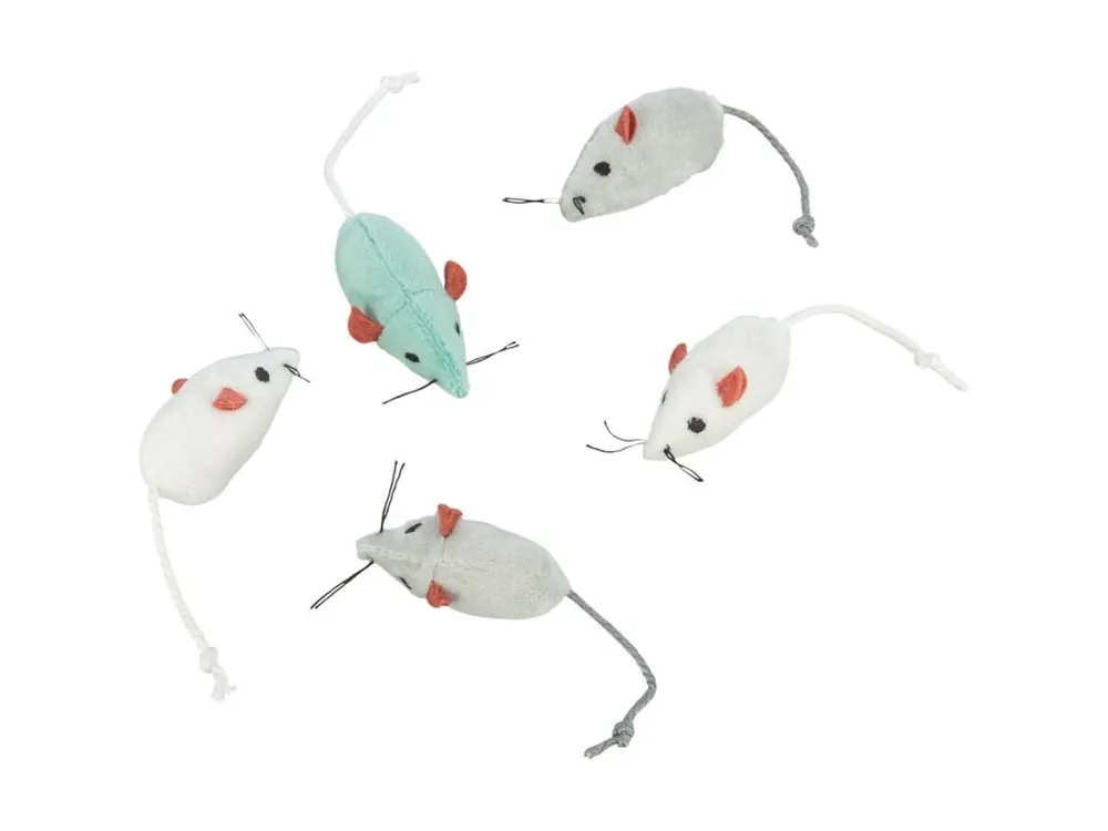 Mini - Mouse, bílá, šedá myš 5 cm Ihned K Objednání