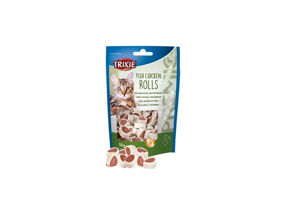 Must-Have Premio ROLLS Light - rolky kuře - losos 50g TRIXIE