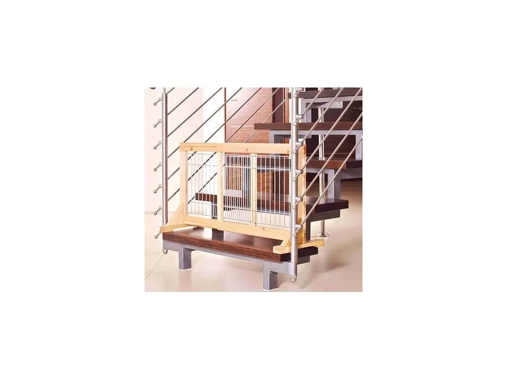Posuvná bariéra pro štěňata a malé psy 63-108x50x31 cm Akční Nabídka